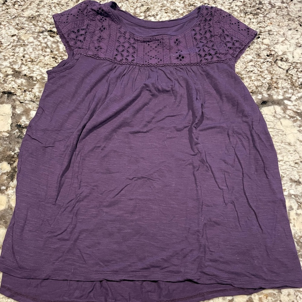 Purple blouse